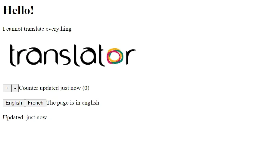 Screenshot of an Angular code example.