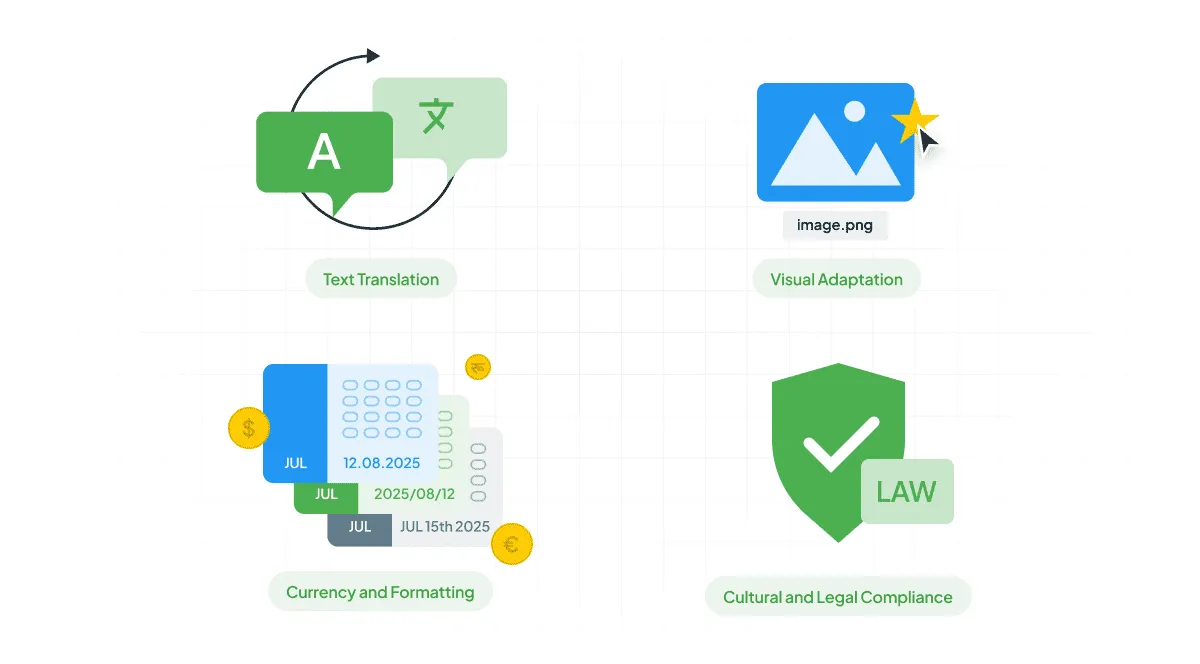 Key components of localization